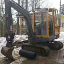 Kaivinkone Volvo EC 25